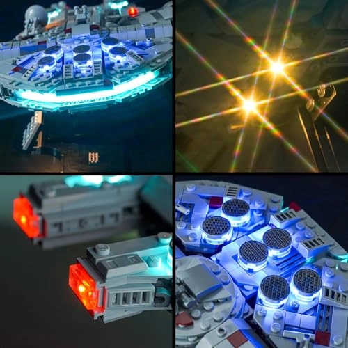 75375 Millennium Falcon - 16 light sources USB/Battery powered
