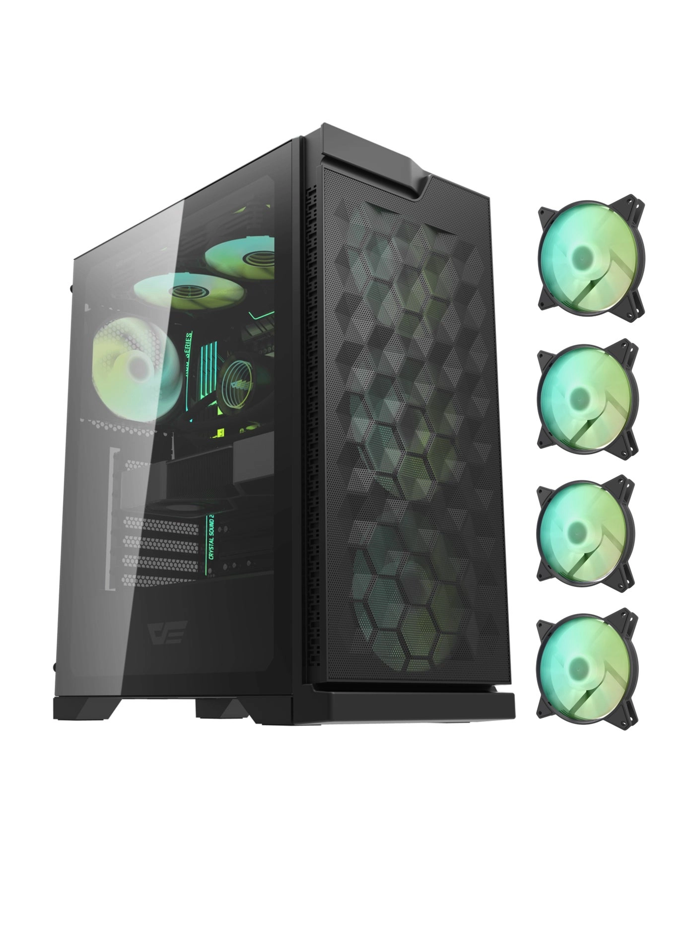 darkFlash DK361 - Tempered Glass ATX/M-ATX/Mini ITX