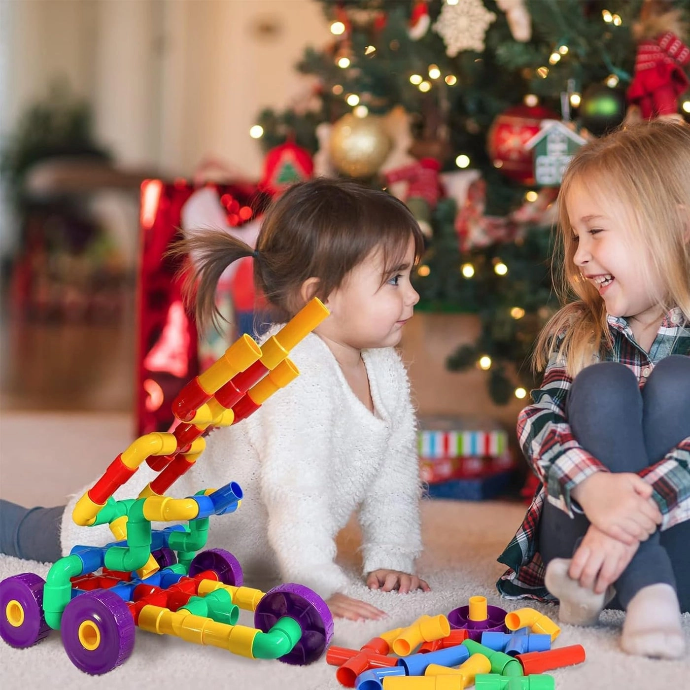 Tubular Pipes & Spouts & Joints - 64 pcs