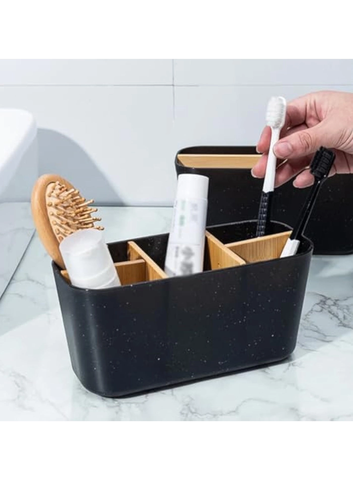 Toothbrush Holders - 4 Slots Bathroom Countertop
