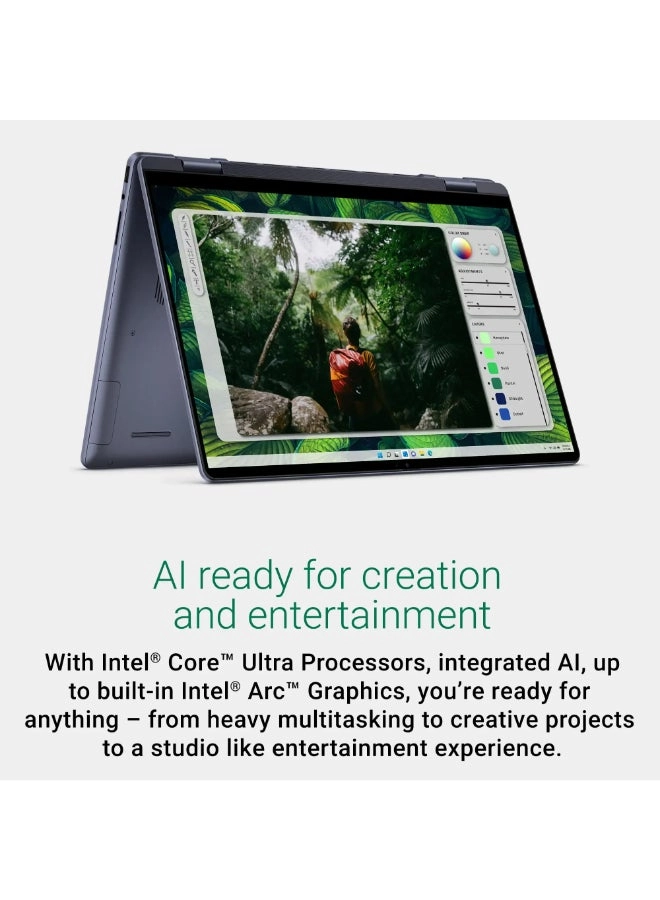 Inspiron 2-in-1 i7640-7380BLU-PUS - 16'' Core Ultra 7 155H 32GB DDR5 1TB SSD