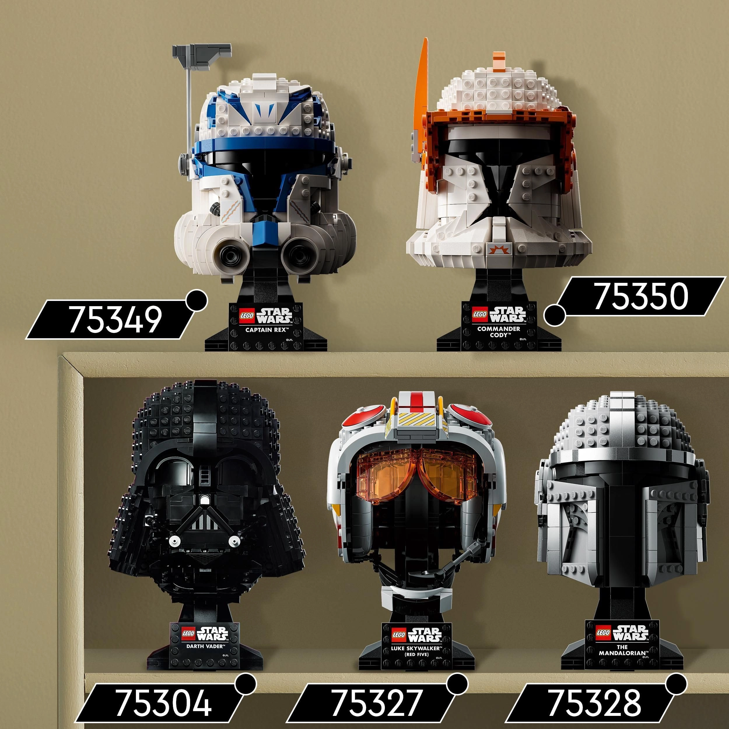 Star Wars Captain Rex Helmet (75349) - The Clone Wars Collectible Model for Adults