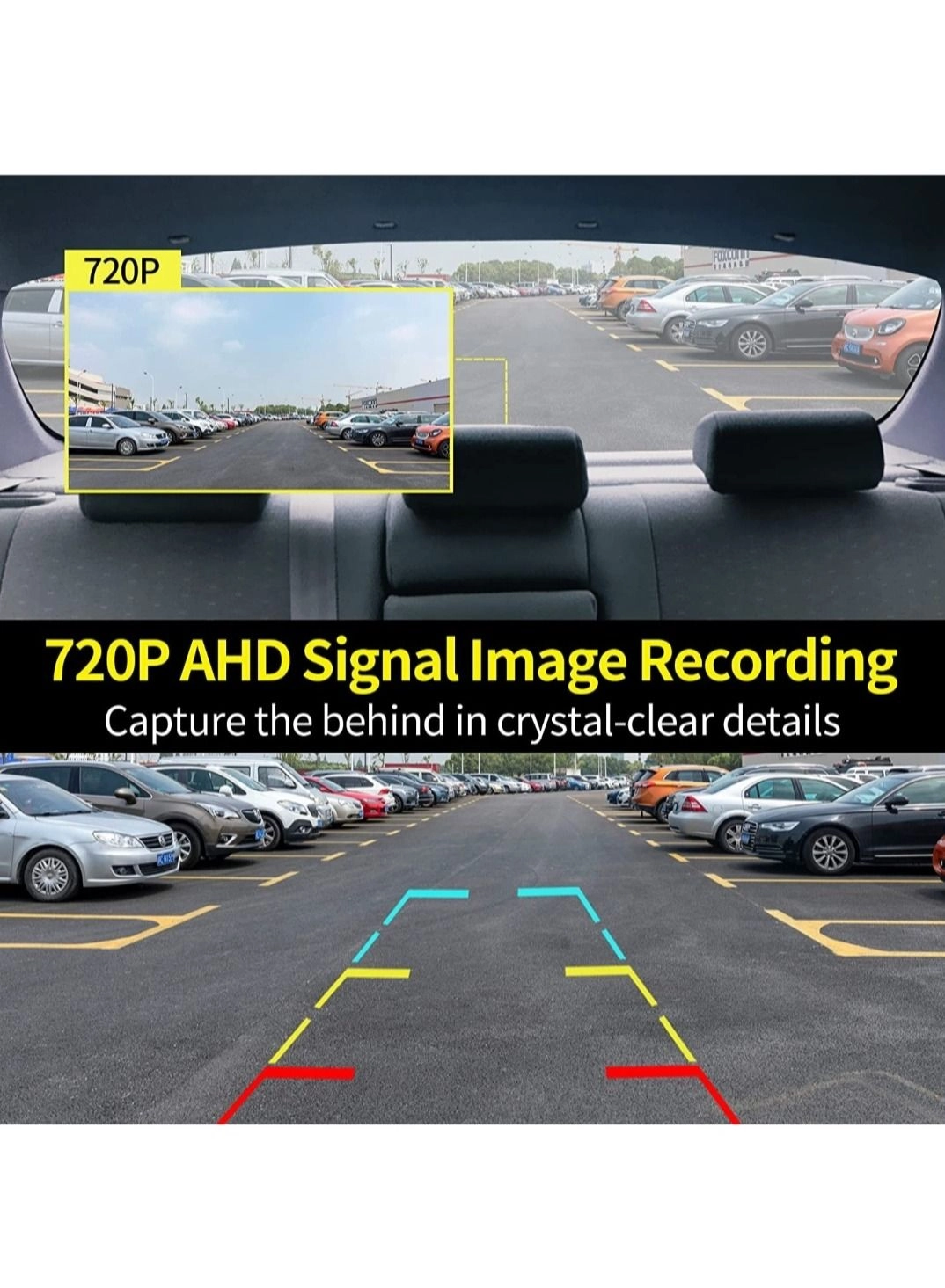Reversing Backup Camera - Night vision AHD and CVBS 720P