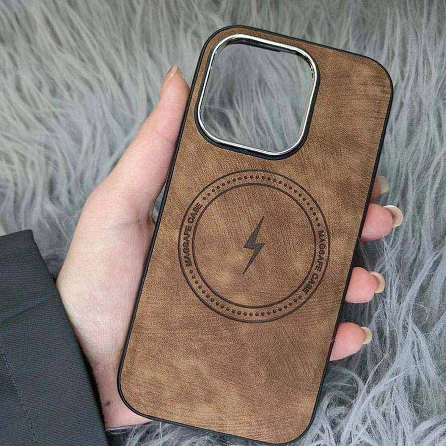 MagSafe Leather Case for iPhone 14 Pro