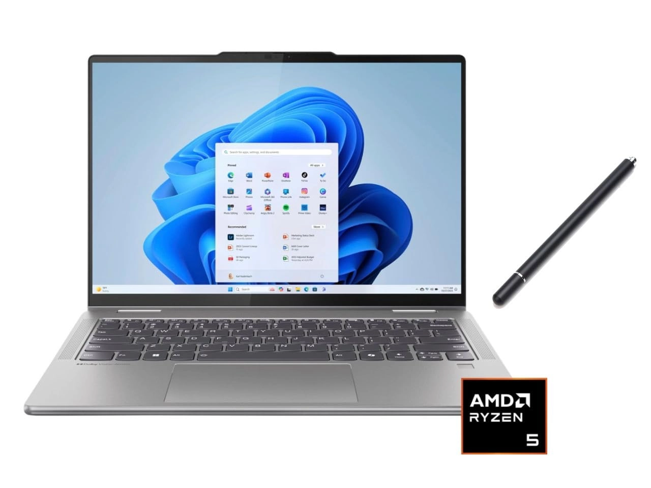 Lenovo Yoga 2 in 1 - 14'' Ryzen 5 8640HS 8GB DDR5 512GB SSD + Stylus Pen - Capacitive