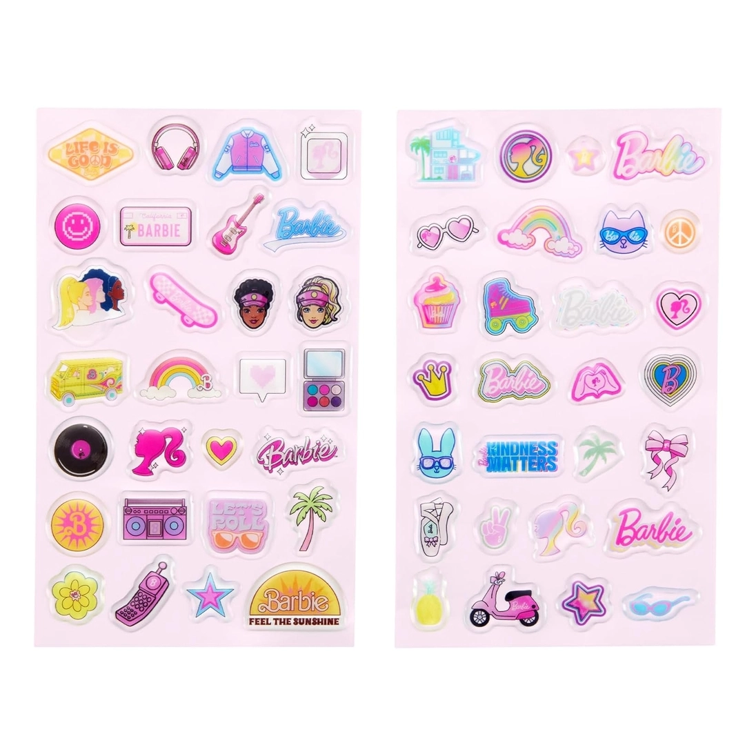 Kodak Barbie Sticker Book Colorful Decorative 50 pcs