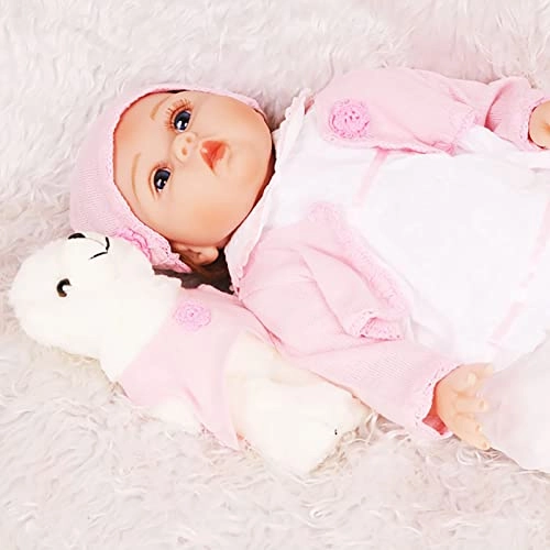Reborn Baby Doll - 55cm Soft Silicone Limbs Cloth Body