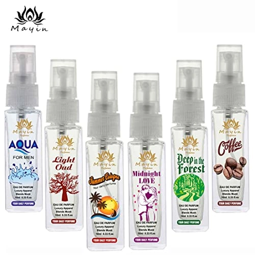 Aqua + Light Oudh + Summer Cologne + Midnight Love + Deep in the Forest + Coffee - Eau De Parfum 60ml