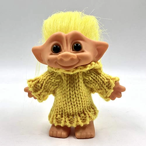Good Luck Troll Dolls - 10cm Yellow Hair