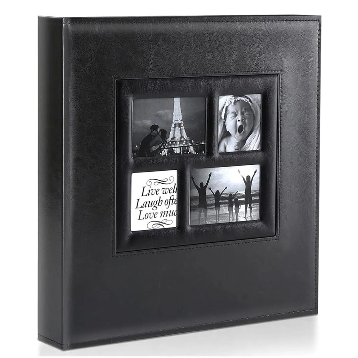 HASTHIP PA01 4x6" 500 Photos PU Leather Photo Album