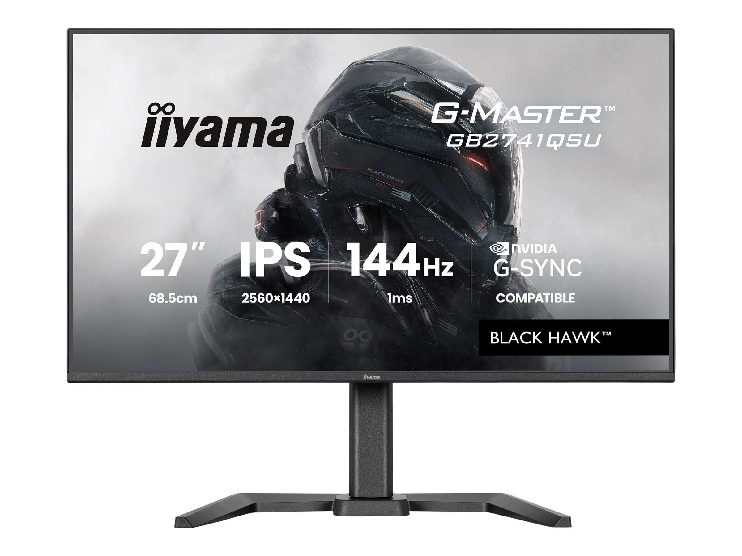 iiyama GB2741QSU-B1 - 27 Inches 2560 x 1440 Pixels