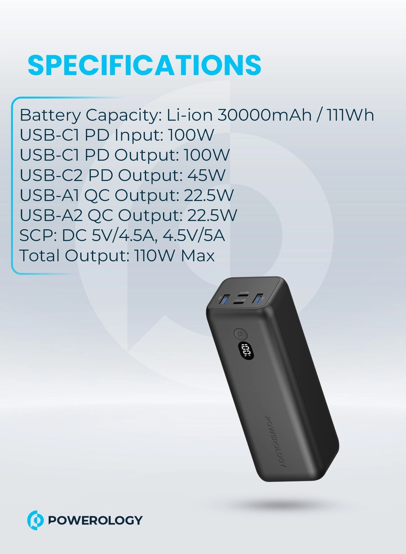 PPBCHA20 - 30000mAh 185W