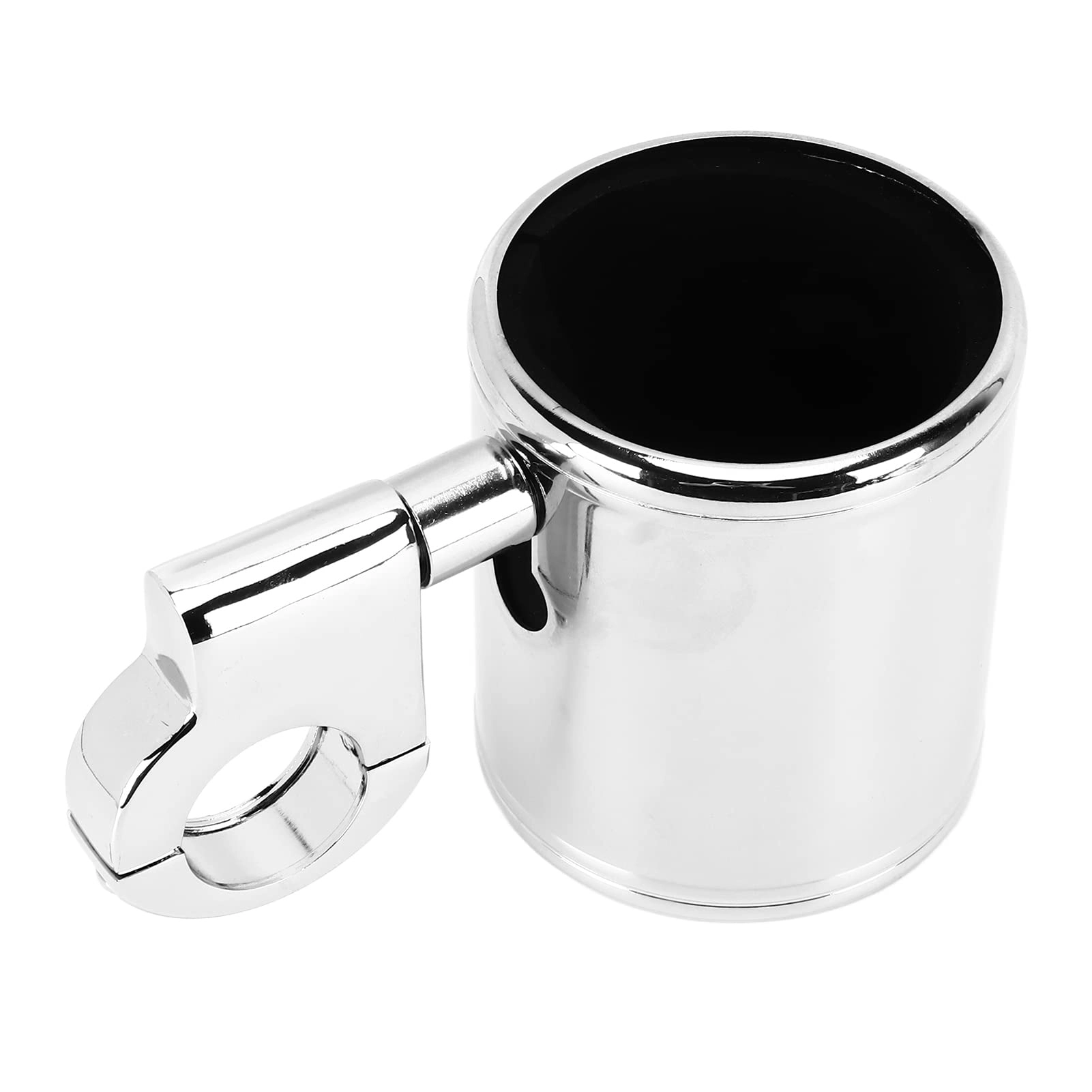 Hamwesh Motorcycle Cup Holder - 22-32mm Adjustable Clamp Chrome