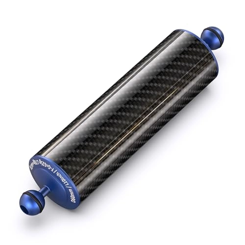 Carbon Fiber Underwater Float Arm - Dual Ball Mounts Compatible with Diving Trays
