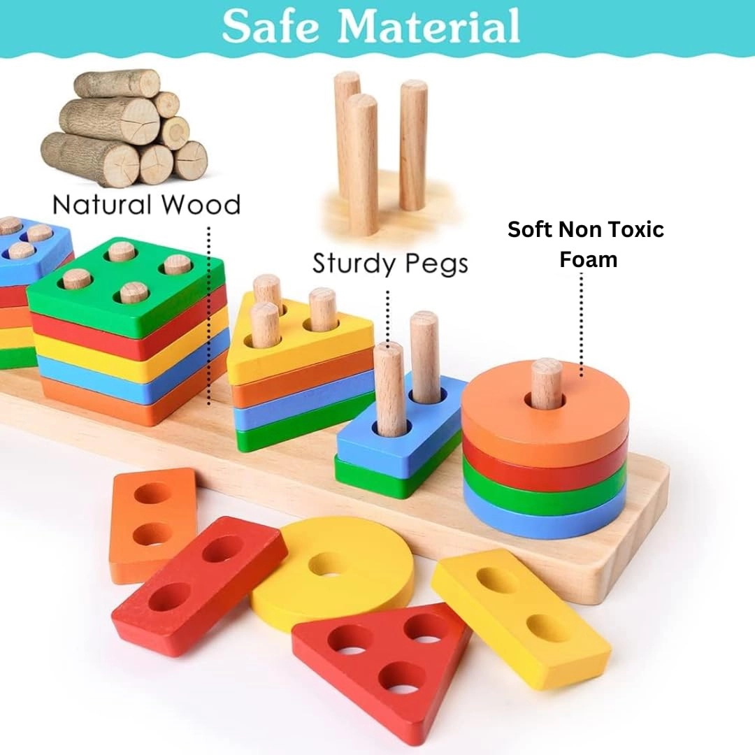 Shape Sorter - Building Blocks 21 pcs