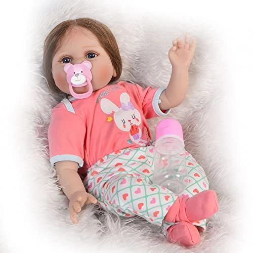 Reborn Baby Doll - 55cm 22" Vinyl Cotton Body