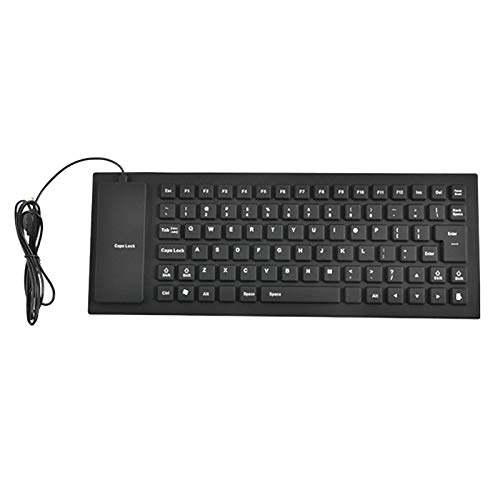Foldable Soft Silicone Gaming Keyboard - Wired