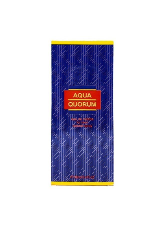 Aqua Quorum Eau de Toilette 3.4 Fl Oz