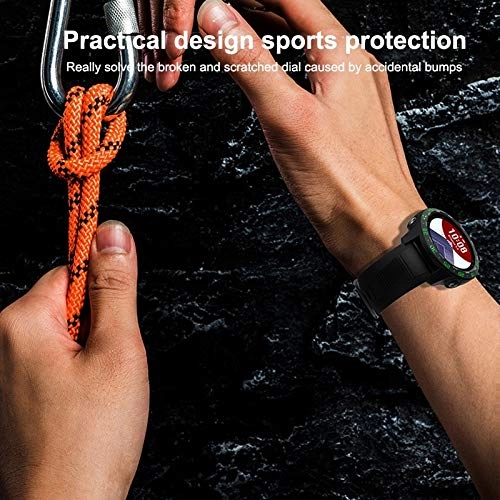 Protective Case for Garmin Forerunner 245 / 245M - TPU Black+Red