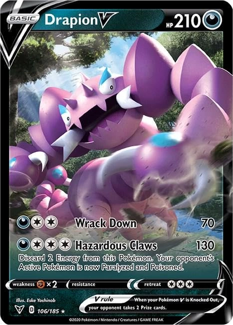 Pokémon Drapion V 106/185