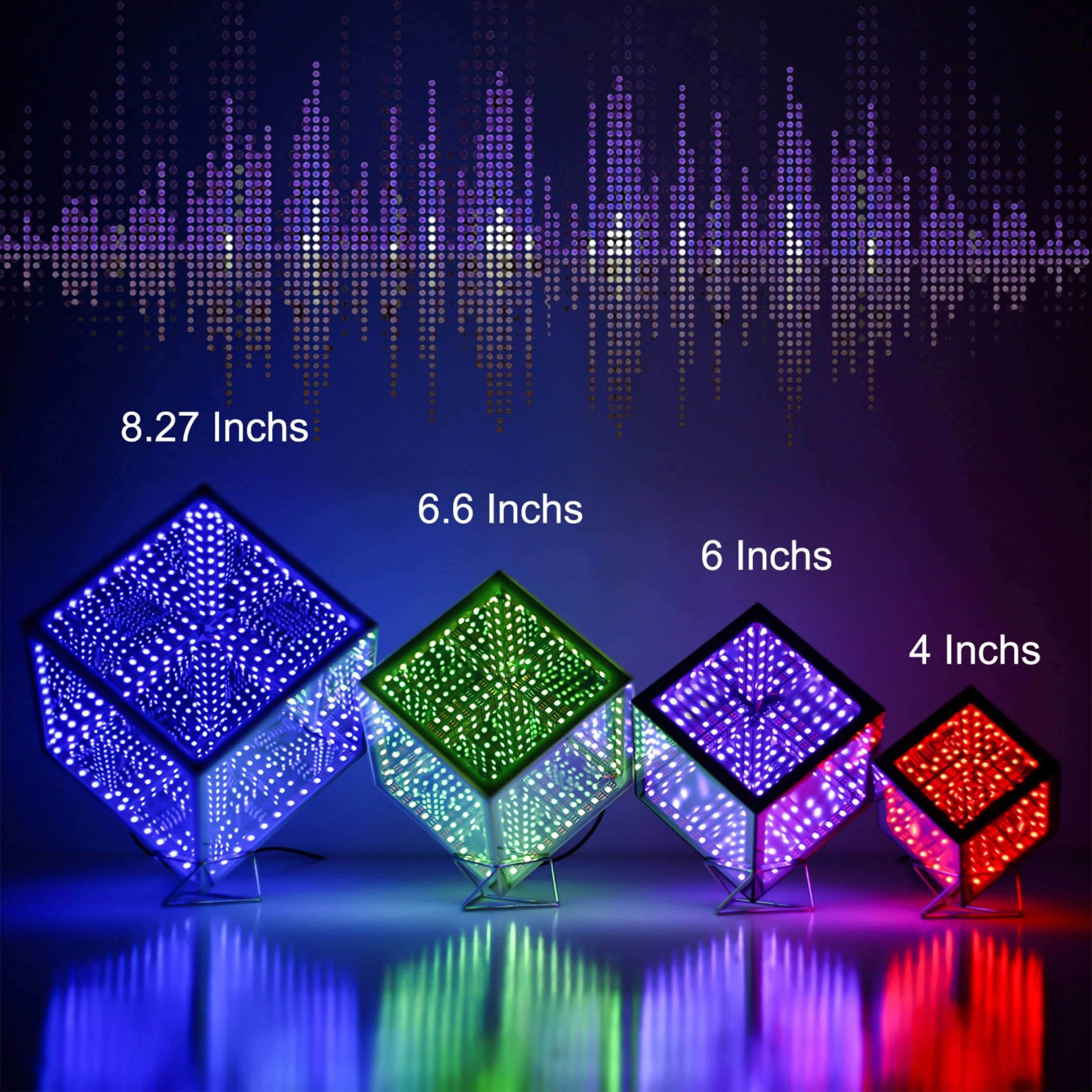 Hyper Cube - LED Table Lamp Color-Changing Music-Sync