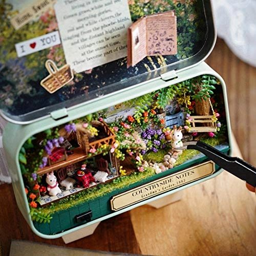 Miniature Dollhouse Assembly Kit - Happy Street Corner