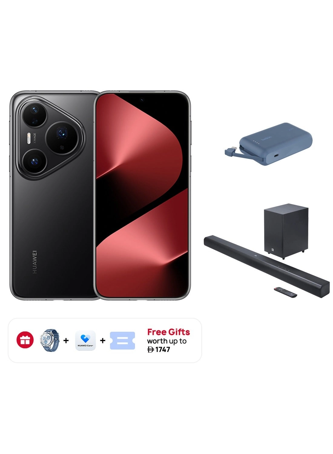 Huawei Pura 80 Pro - 12 GB 512 GB + Watch GT5 + Care+