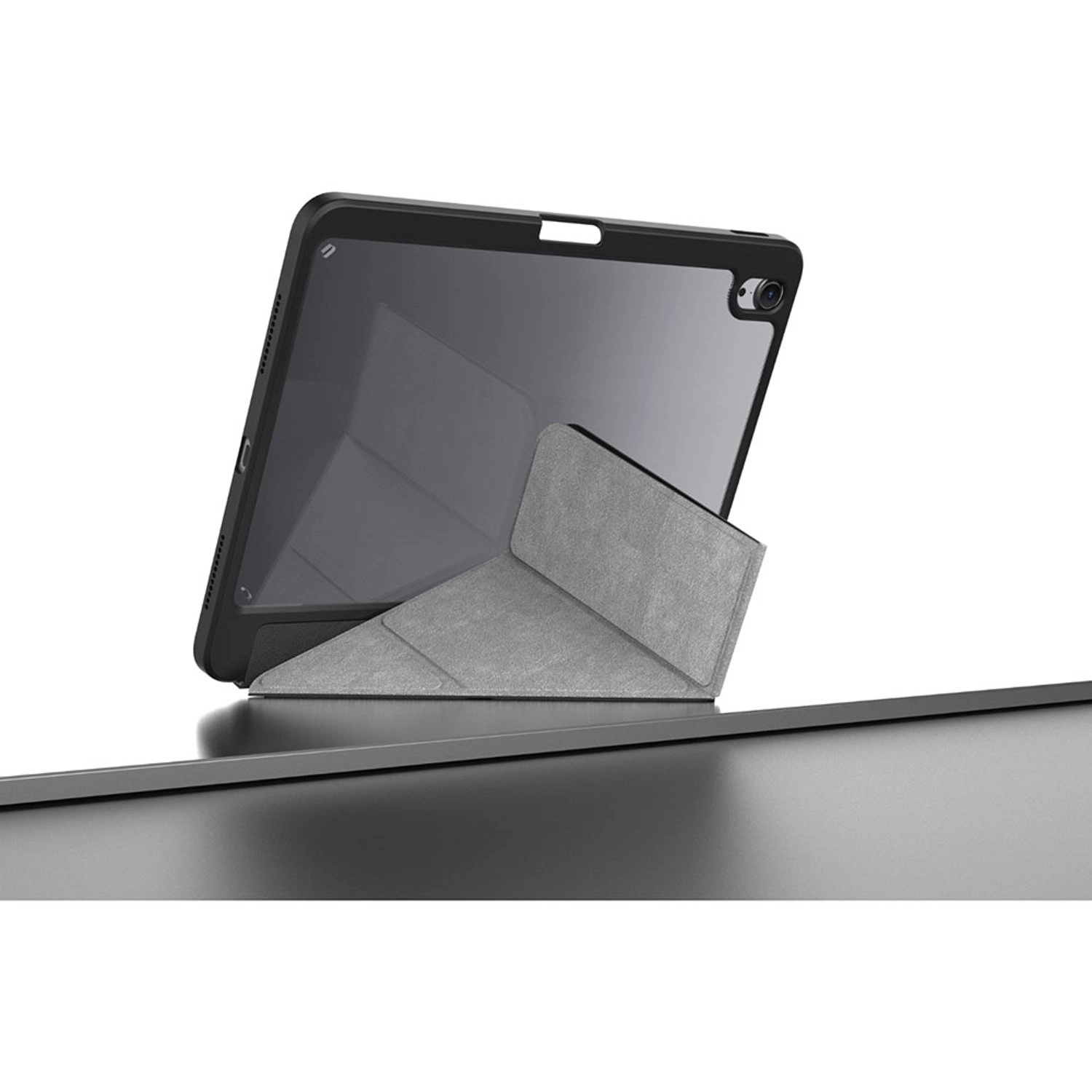 Tri-Fold Stand Folio Case with Stylus Holder for iPad Air 13-inch (2024) / iPad Pro 12.9-inch (2021)