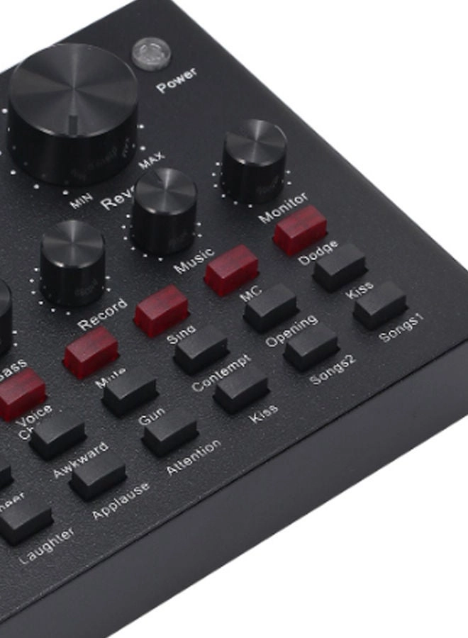 Sound Card for Audio Broadcast - USB 12 sound effects 6 modes Bluetooth