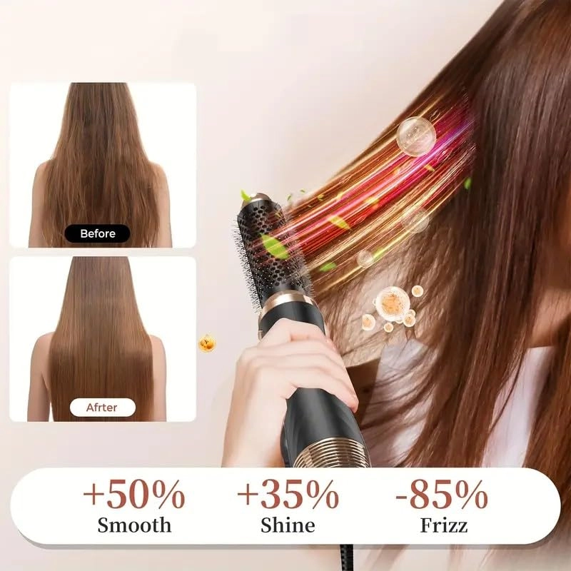 Air Styler - 6 in 1 Negative Ionic 3 Heat Settings