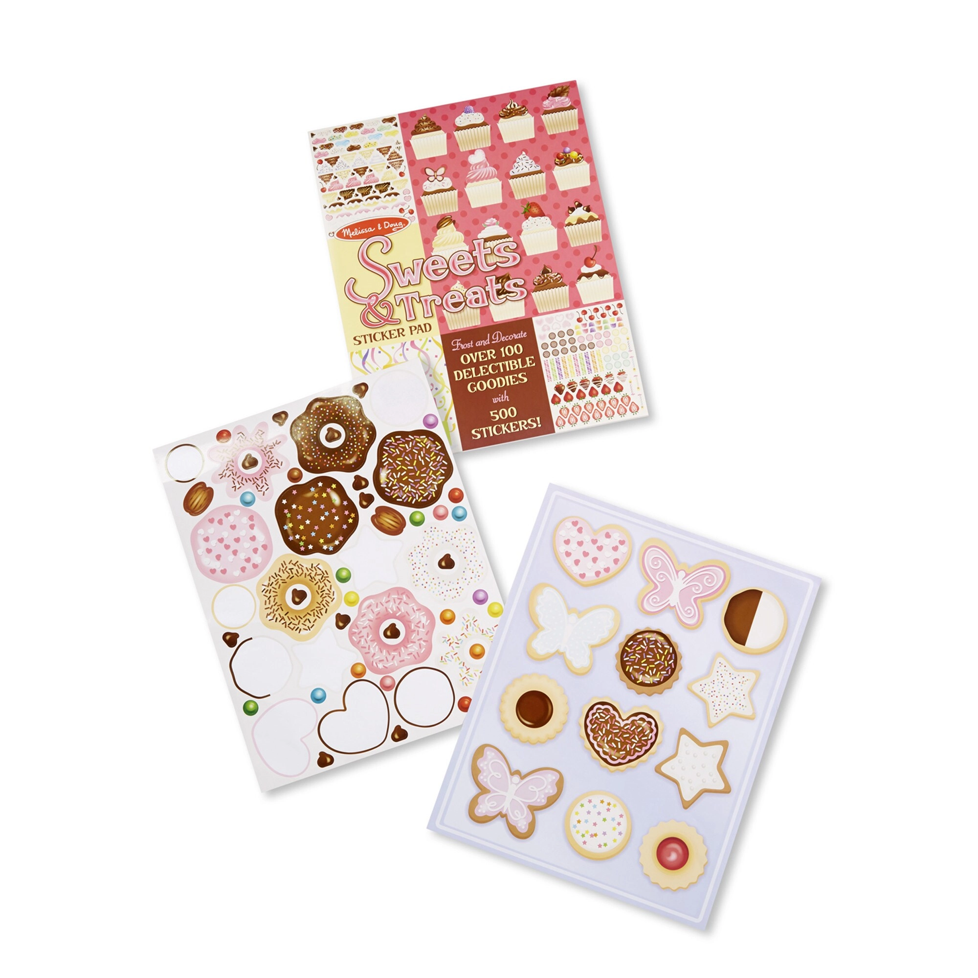 Sweets & Treats Reusable Sticker Pad Multicolor 500 pcs