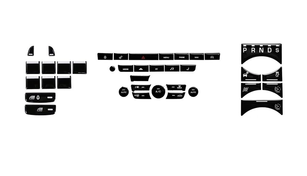 uegvjias Button Sticker - XF X250 XK XKR XJ XJL X351 10-13