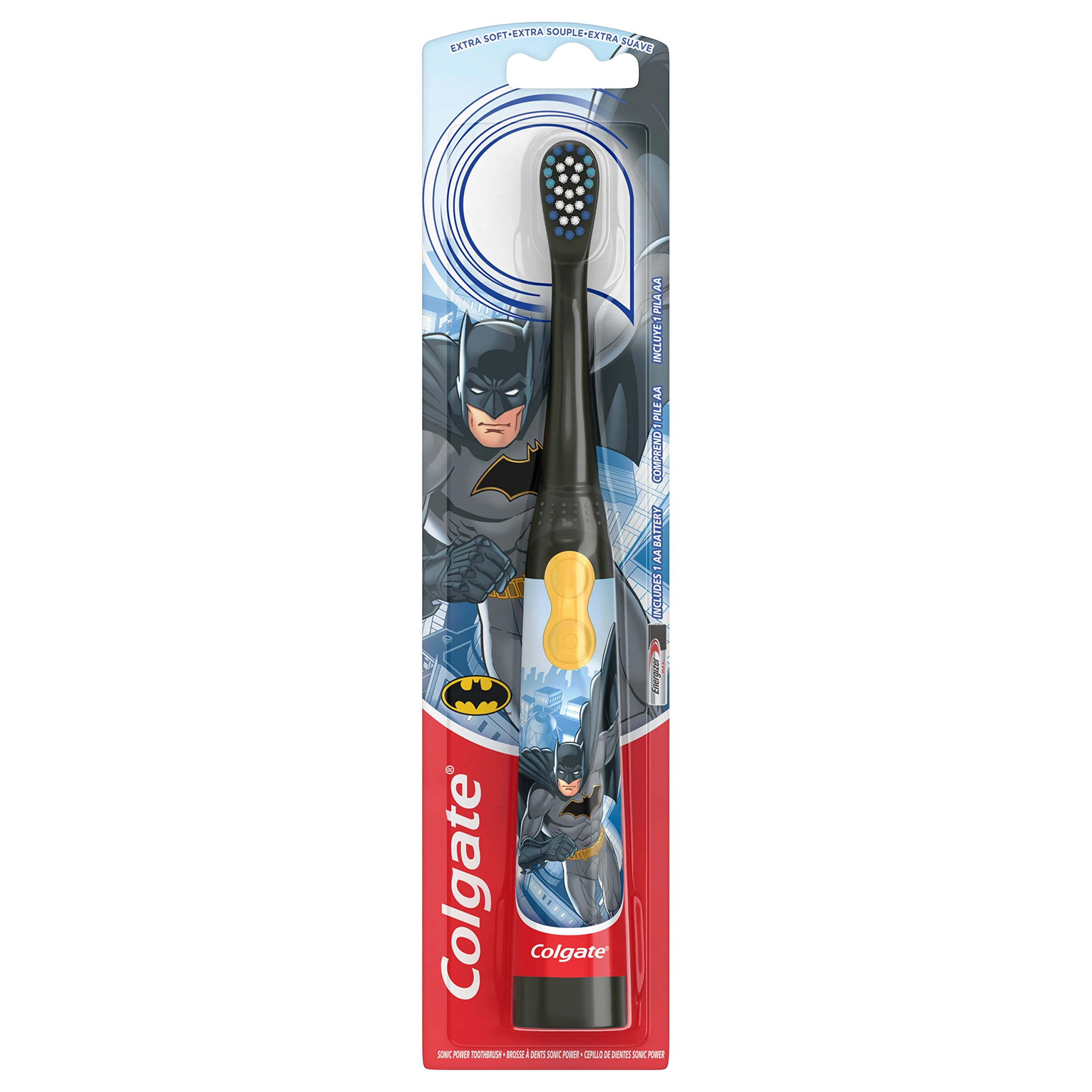 AmazonUs/COKT7 Kids Battery Toothbrush - Batman Extra Soft 1 Count