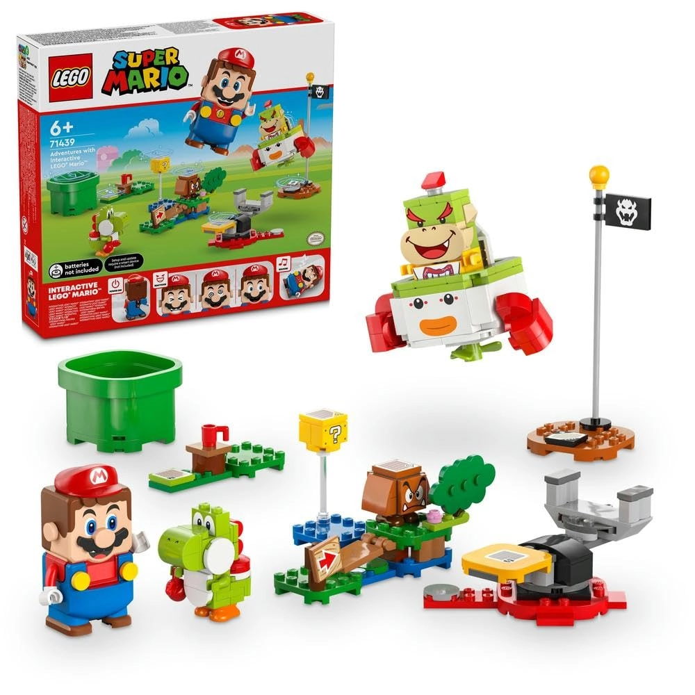Super Mario Adventures With Interactive Mario Figure (71439)