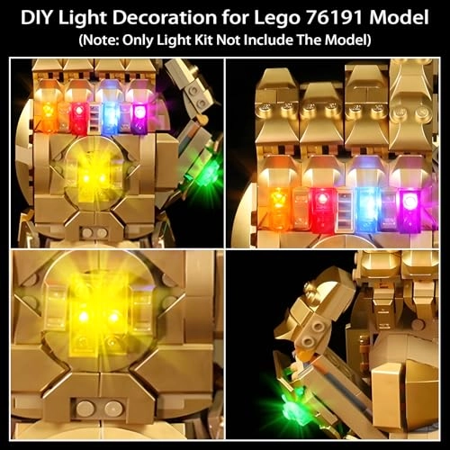 Lighting Kit 76191 for LEGO 76191 Infinity Gauntlet