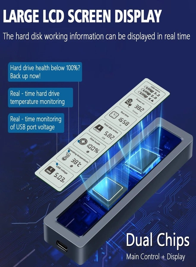 M.2 NVMe SSD Enclosure - USB 3.2 NVMe PCIe 2230/2242/2260/2280