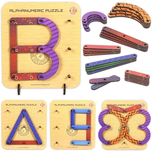 Wooden Alphabet Puzzle - 3 years and up 26 pieces