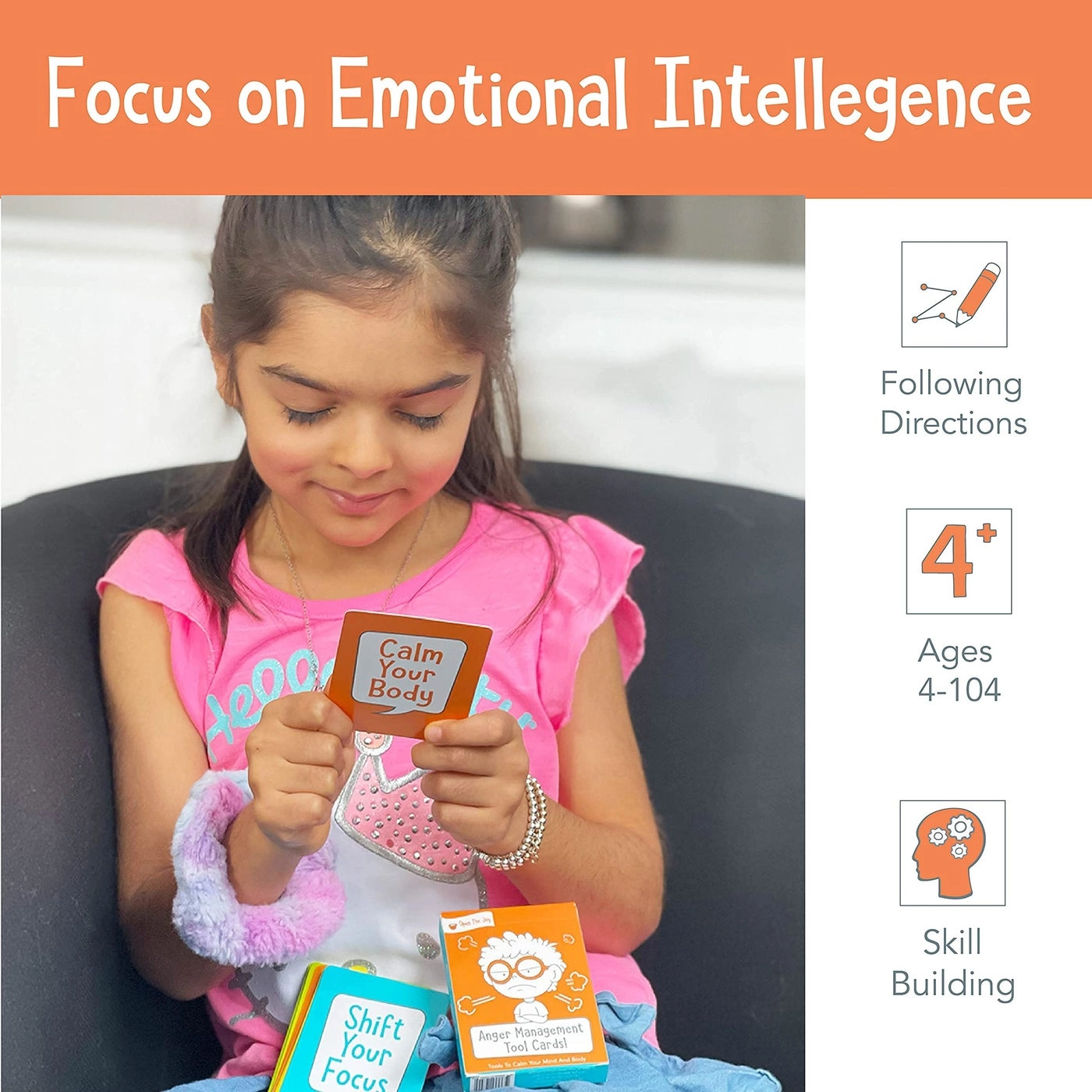 Anger Management Card - 4 years and up 1 piece