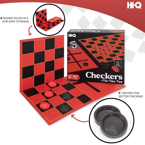 Checkers - Folding Super Durable Board