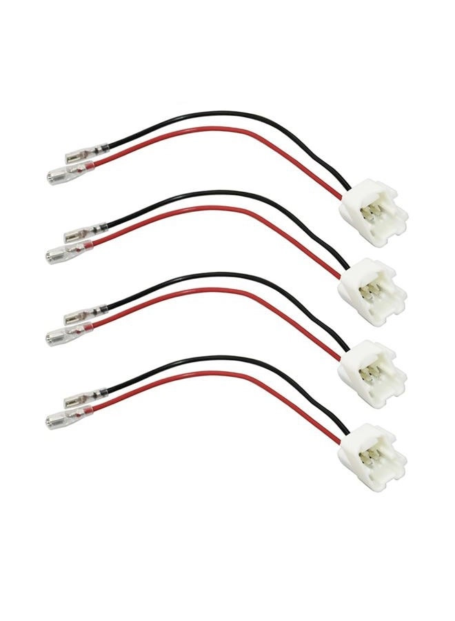 Speaker Wire Harness Adapter - 4 Pack Compatible with Nissan 2004-2021, Infiniti 2006-2018
