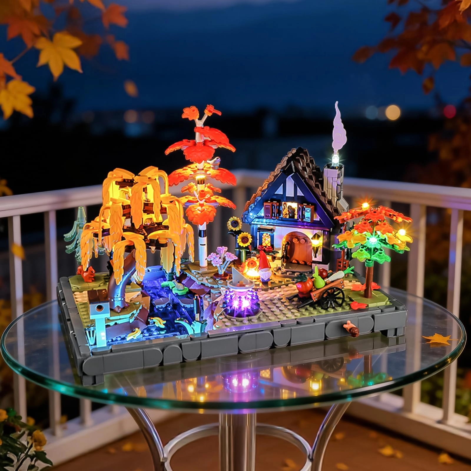 BRIKSMAX Light Kit - Compatible with Lego Icons Autumn Cottage Garden 11372