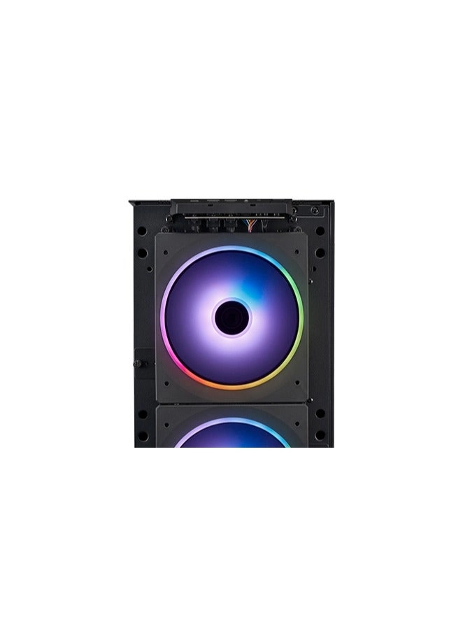 LANCOOL 216 - tempered glass side panel mid-tower