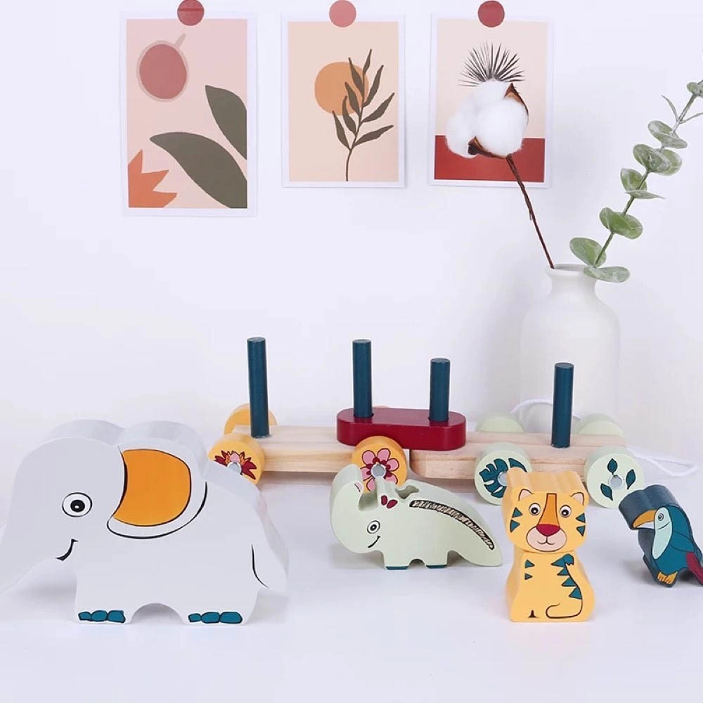 Safari Parade Pull Along - 4 piece(s)