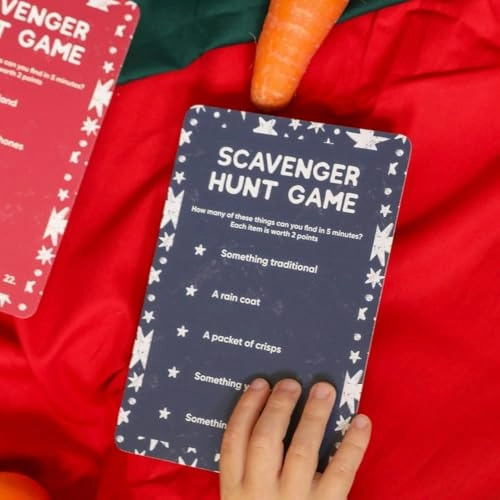 Scavenger Hunt Game Cards - 48 pieces English 3 years and up
