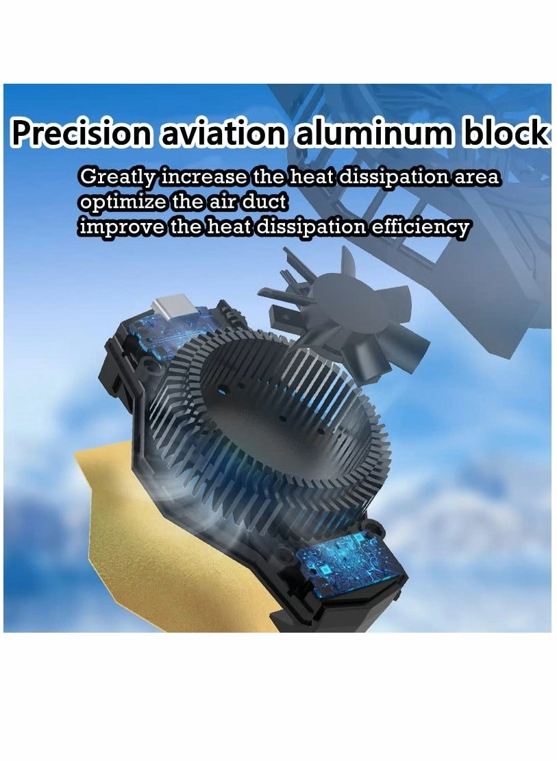 Portable RGB Phone Cooler Fan