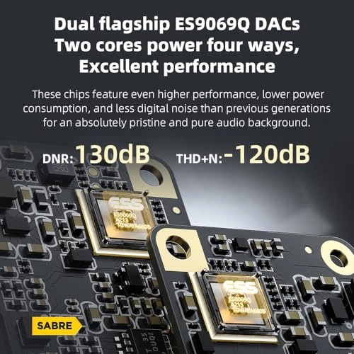 KA17 - Portable DAC Balanced Headphone Amplifier