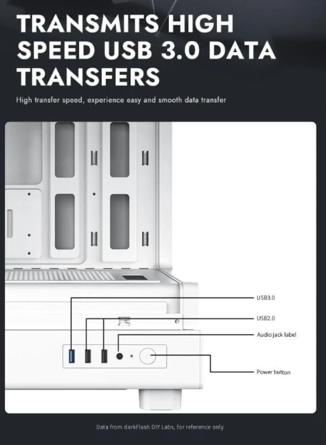 DB330M - Tempered Glass Side Panel Mid Tower