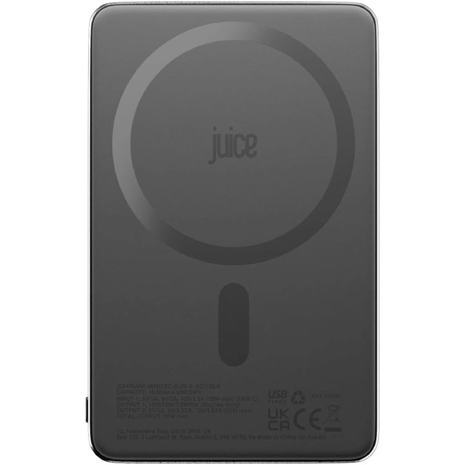 Juice PBSLIM10KBLK - 10,000mAh 18W