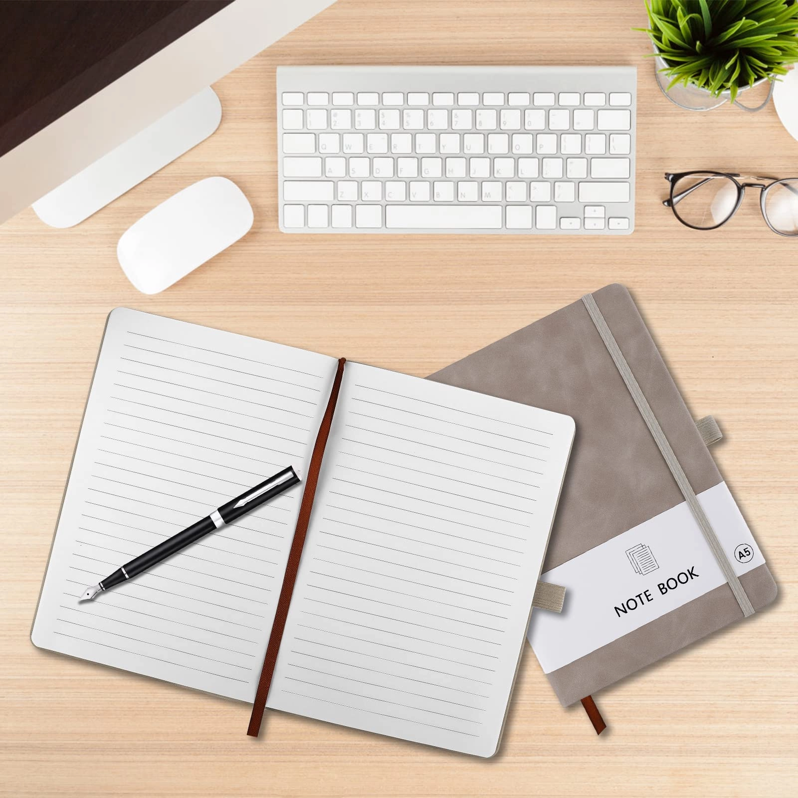 A5 Notebook A5 Hardcover - Lined 100 Sheets