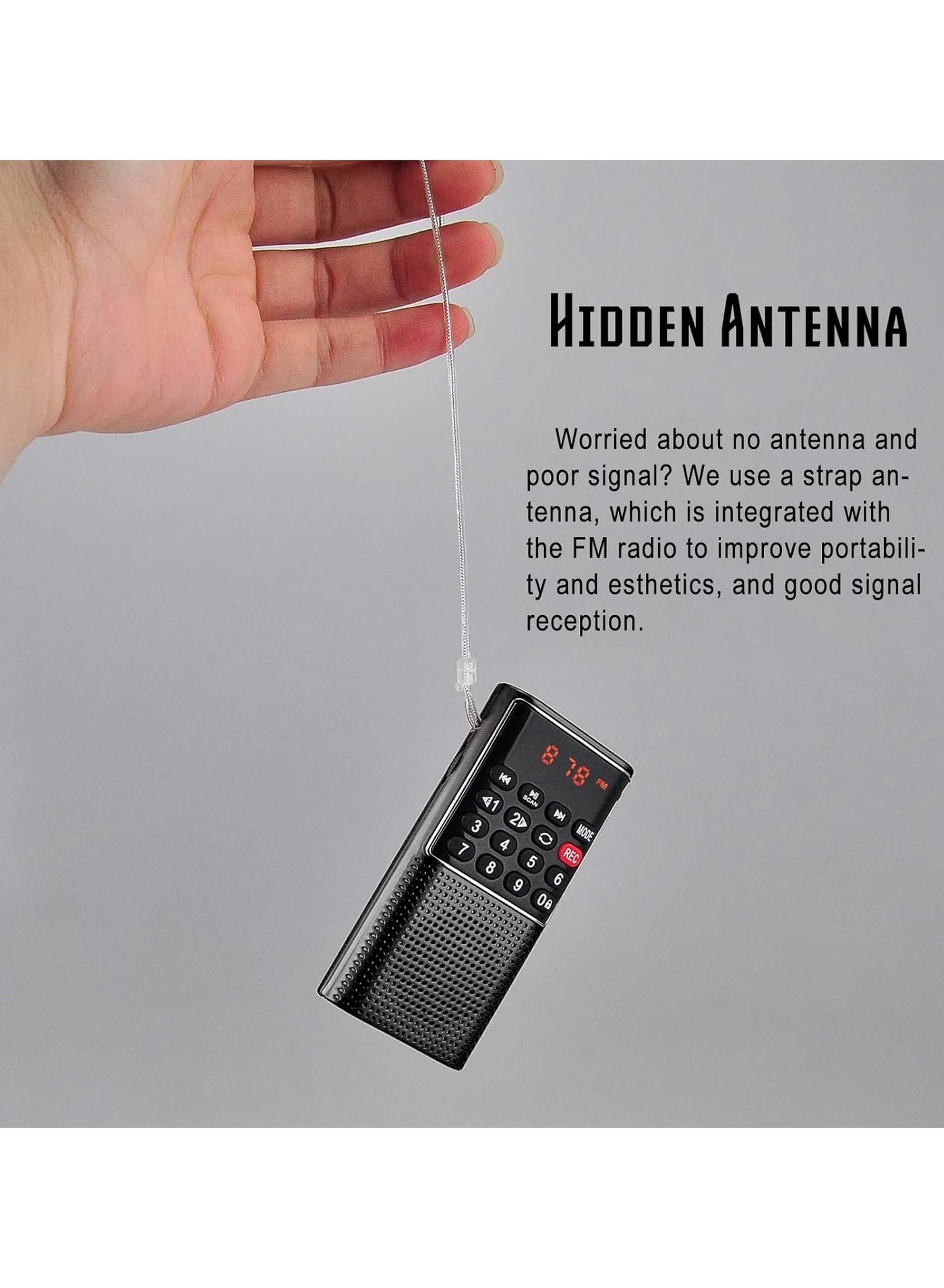 Mini Pocket FM Radio